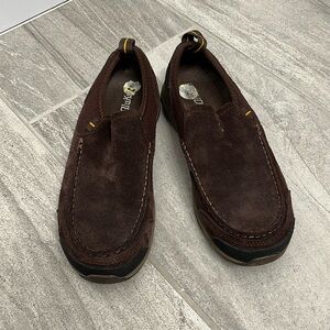 Olukai Men’s slip on leather mens suede shoes